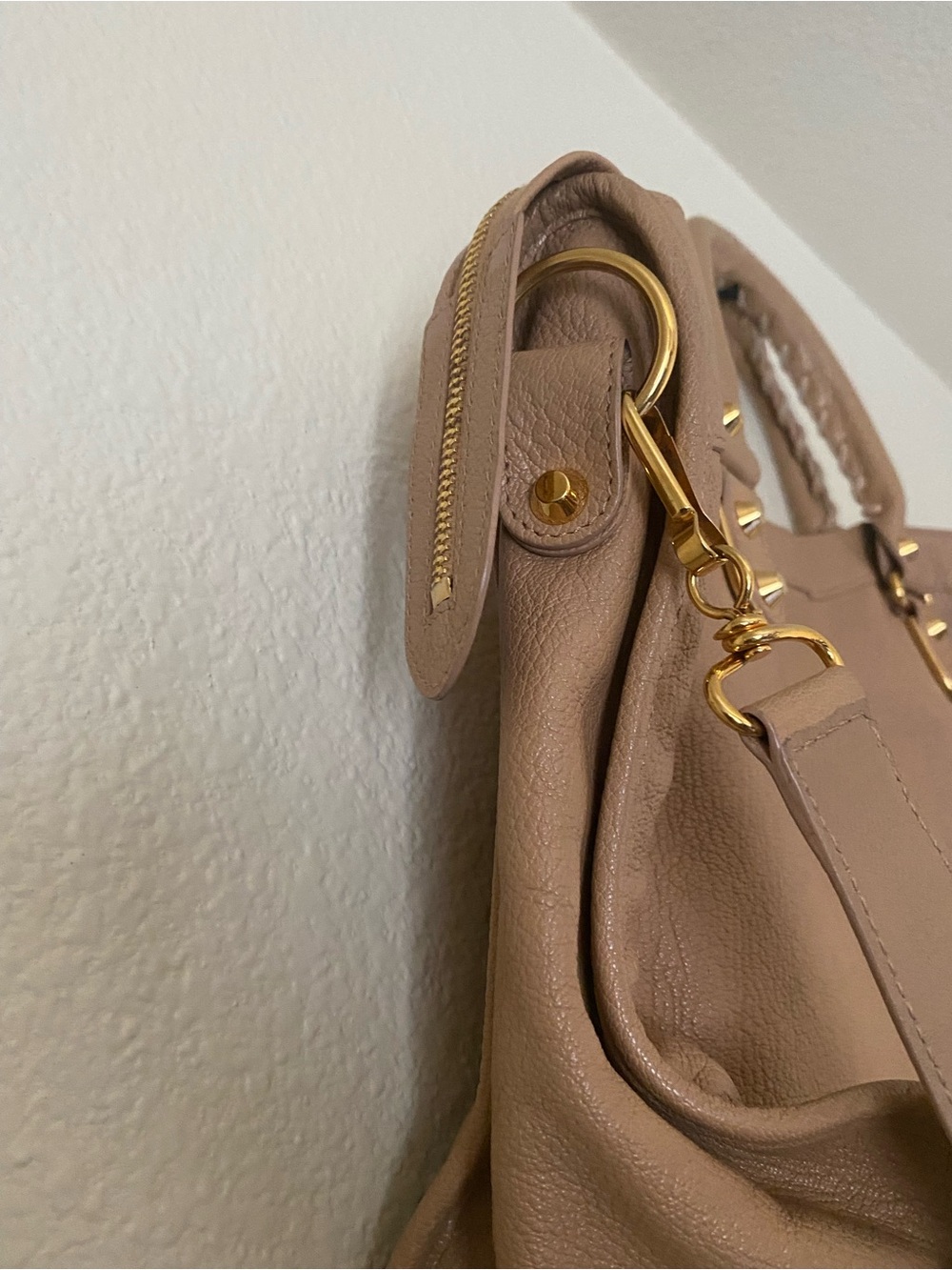 Balenciaga The City Bag Beige Shoulder Bag with Gold Hardware - Picture 13 of 16